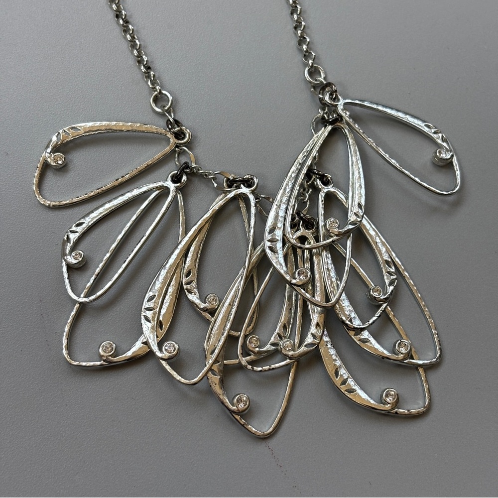 Brighton Second Nature Butterfly Wings Necklace‎ Earrings Set Swarovski Crystal - Picture 3 of 7